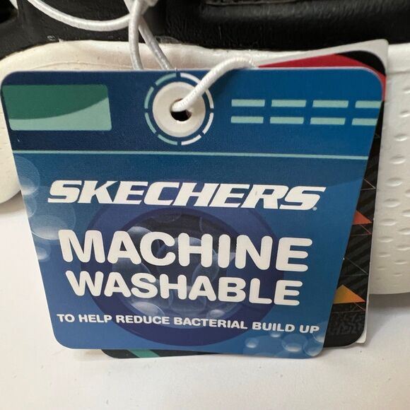 Skechers Foamies Size 9 Women Black Massage Fit Machine Washable Comfort Sandals - Picture 8 of 10